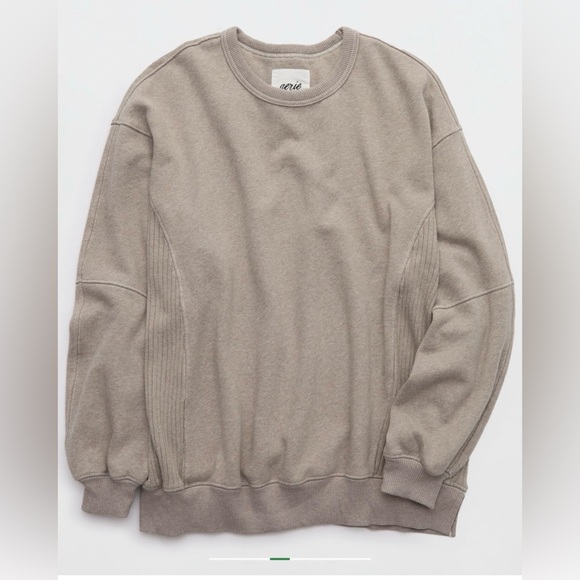 aerie Tops - Aerie Real Good Everyday Fleece Sweatshirt | Taupe | Size Medium | NWT